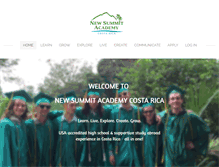 Tablet Screenshot of newsummitacademy.com